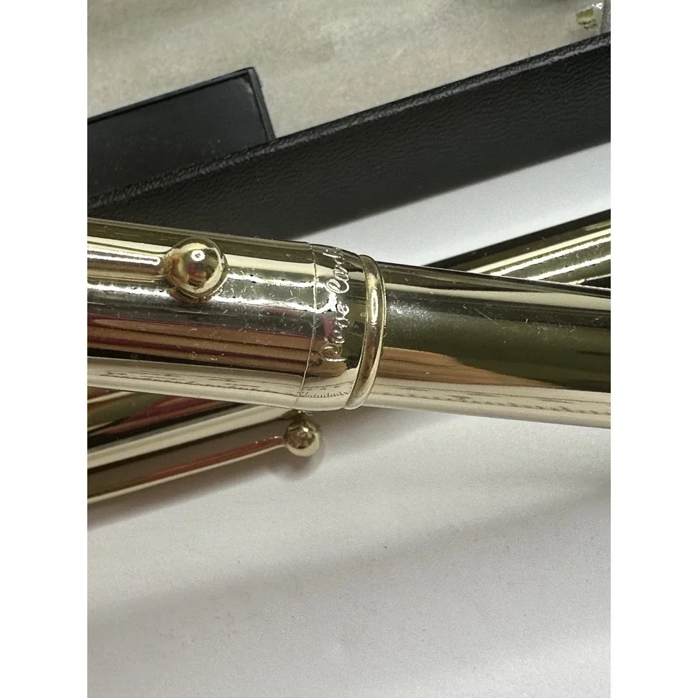 Vintage PIERRE CARDIN PEN & PENCIL SET Gold Tone Boxed Signed